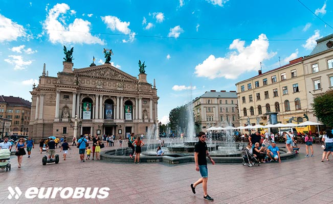 Lwów - Teatr Opery i Baletu im. Salomei Kruszelnickiej